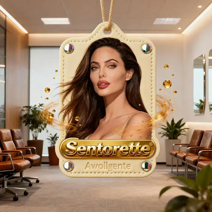 Custom car air freshener for workshop waiting area – comfort and relaxation during repairs and tire change﻿﻿