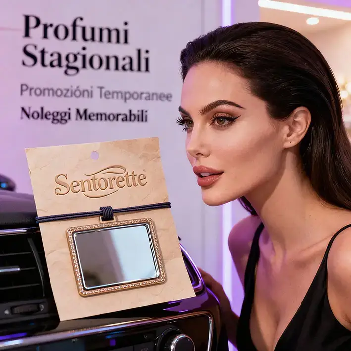 Profumator auto personalisatus pro campanis temporariis et fragrantia stagionali – instrumentum venalicium pro promotionibus et festivitatibus in car sharing﻿﻿